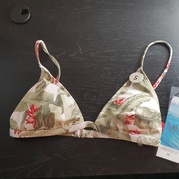 Forever 21 Tropical Bikini Swim Top - Picture 2 of 5